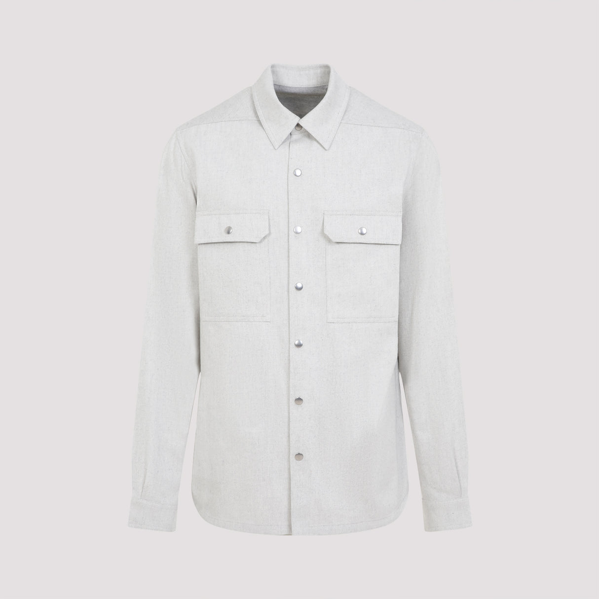 RICK OWENS Cotton Outershirt for SS25