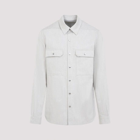 RICK OWENS Cotton Outershirt for SS25