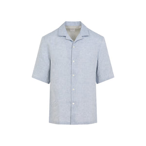 BRUNELLO CUCINELLI Linen Button-Up Shirt for SS25