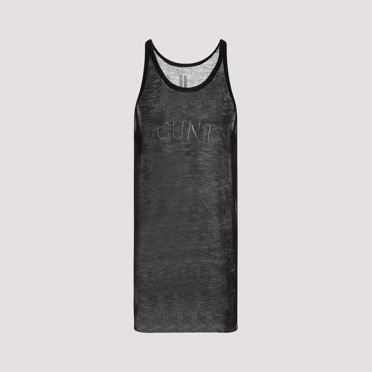 RICK OWENS Contemporary Mini Wool Tank Top