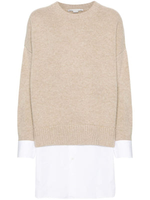 STELLA MCCARTNEY Layered Wool and Cotton Pullover for Men