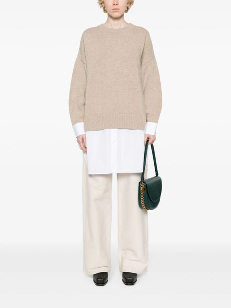 STELLA MCCARTNEY Layered Wool and Cotton Pullover for Men