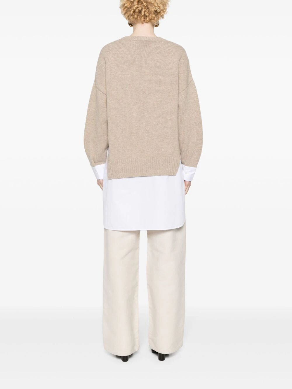 STELLA MCCARTNEY Layered Wool and Cotton Pullover for Men