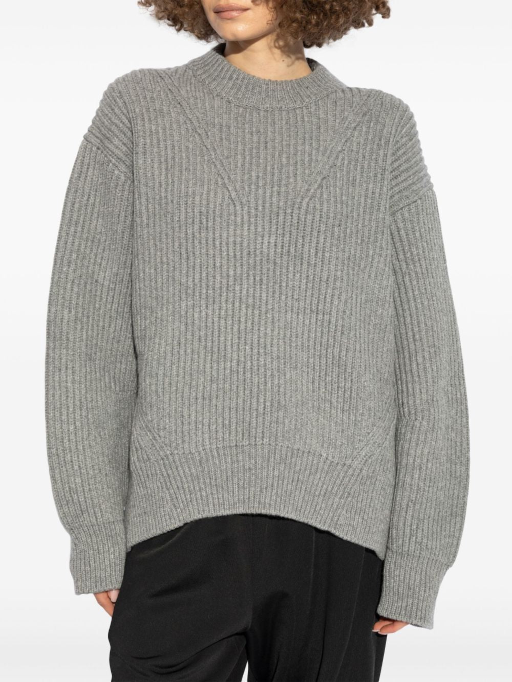 JIL SANDER Classic Ribbed Wool Pullover for Men