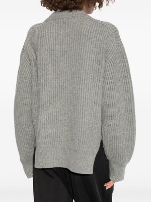 JIL SANDER Classic Ribbed Wool Pullover for Men