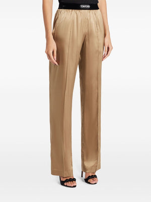 TOM FORD Stretch Silk Satin Relaxed Fit PJ Pants - FW24