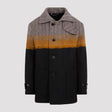 DRIES VAN NOTEN Double Breasted Wool Peacoat Jacket