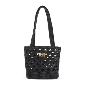 PRADA Crochet Mini Shoulder Handbag