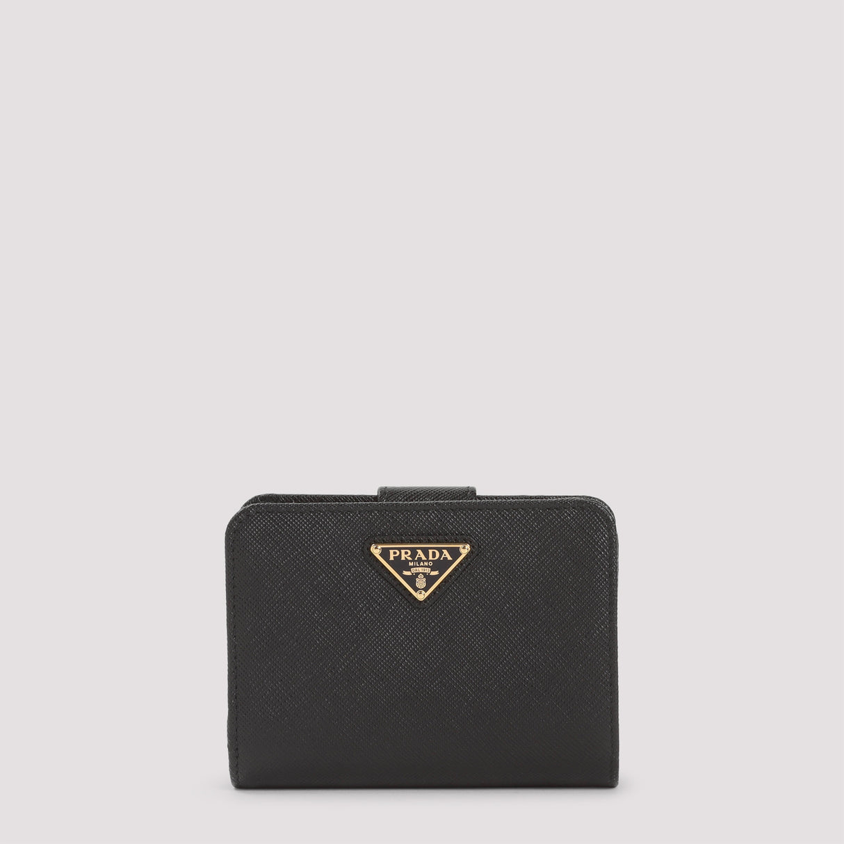 PRADA Mini Leather Wallet - 100% Calf Leather, Compact Design