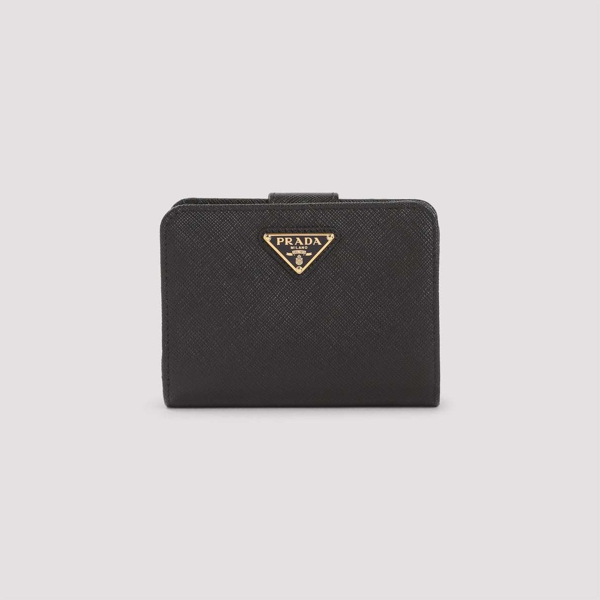 PRADA Mini Leather Wallet - 100% Calf Leather, Compact Design