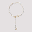 JIL SANDER Grainy Brass Necklace