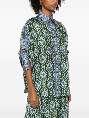 ZIMMERMANN Relaxed-Fit Silk Wylie Shirt - SS25