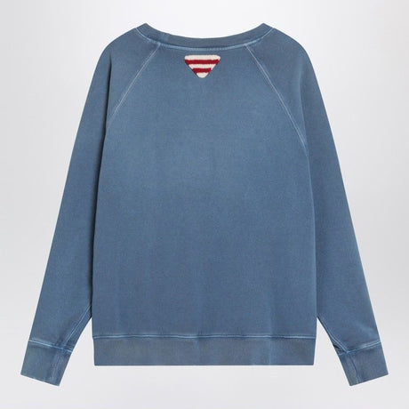 PRADA Vintage Effect Crew Neck Sweatshirt