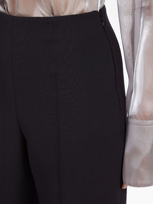 Ferragamo High-Waisted Straight-Leg Wool Trousers