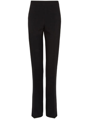 Ferragamo High-Waisted Straight-Leg Wool Trousers