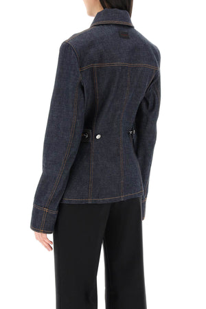 Ferragamo Shaped Denim Jacket for Women - Spring/Summer 2025