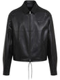 PRADA Women's Luxury Lamb Skin Zipper Blazer