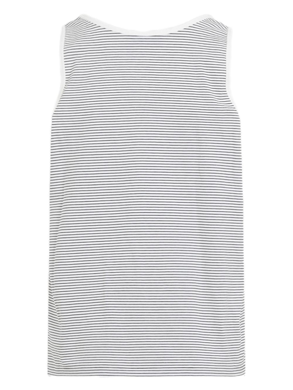 MIUMIU Striped Cotton Tank Top for Men - SS25 Collection