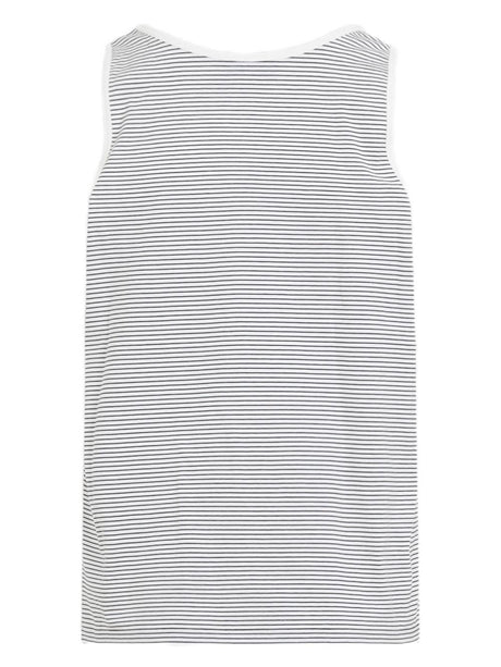 MIUMIU Striped Cotton Tank Top for Men - SS25 Collection