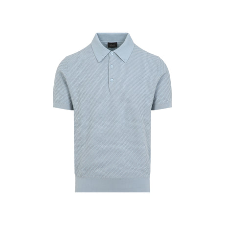 BRIONI Luxury Cotton and Silk Polo for SS25