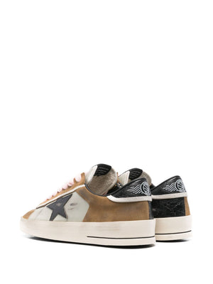 GOLDEN GOOSE Two-Tone Distressed Finish Sneakers for Women