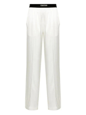 TOM FORD Stretch Silk Satin Relaxed Fit PJ Pants - FW24