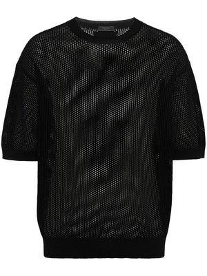 PRADA Chic Cotton Sweater with Round Neck for Women