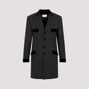 MAISON MARGIELA Chic Wool Jacket for Modern Elegance