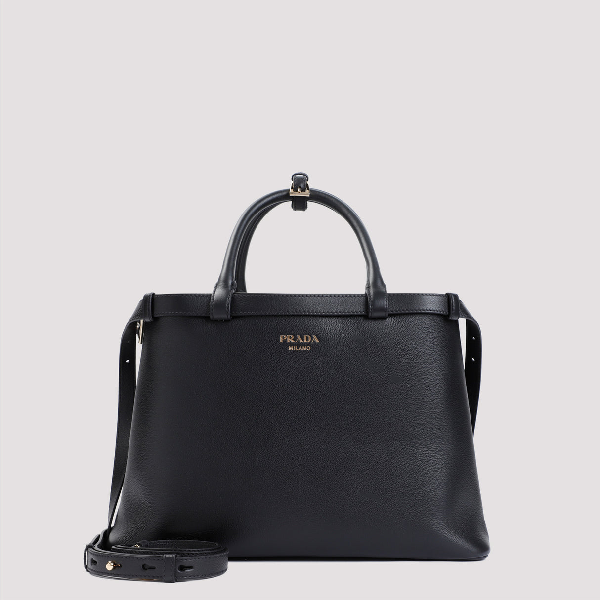 PRADA Elegant Mini Leather Handbag - 35cm x 25cm x 14cm