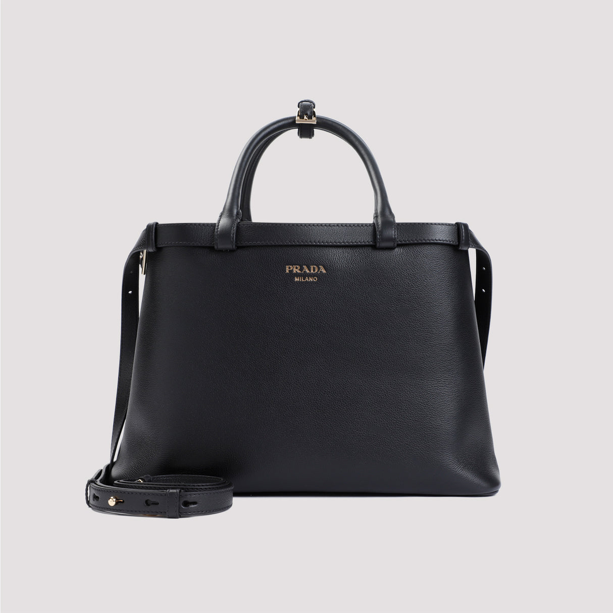 PRADA Elegant Mini Leather Handbag - 35cm x 25cm x 14cm