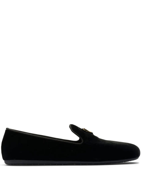 PRADA Men's Velvet Leather Loafers