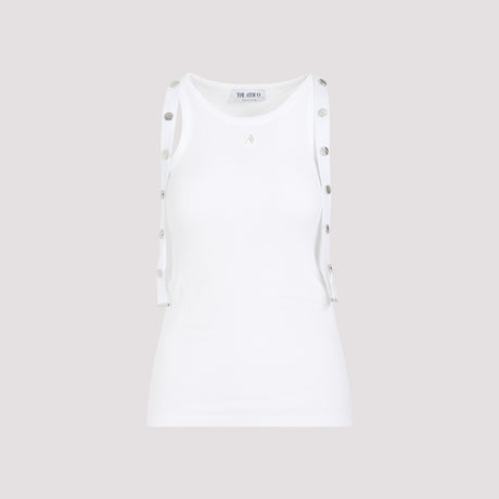 THE ATTICO Chic Cotton Tank Top