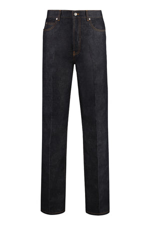 Ferragamo Classic Straight Leg Jeans for Men