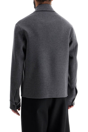 Ferragamo Cashmere Blend Blouson for Men - Boxy Cut