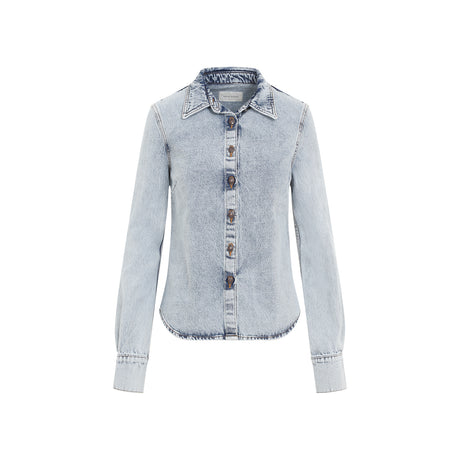 MAGDA BUTRYM Essential Denim Shirt for Women - Autumn Winter 2024