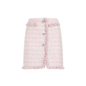 GIAMBATTISTA VALLI Chic Boucle Loop Mini Skirt