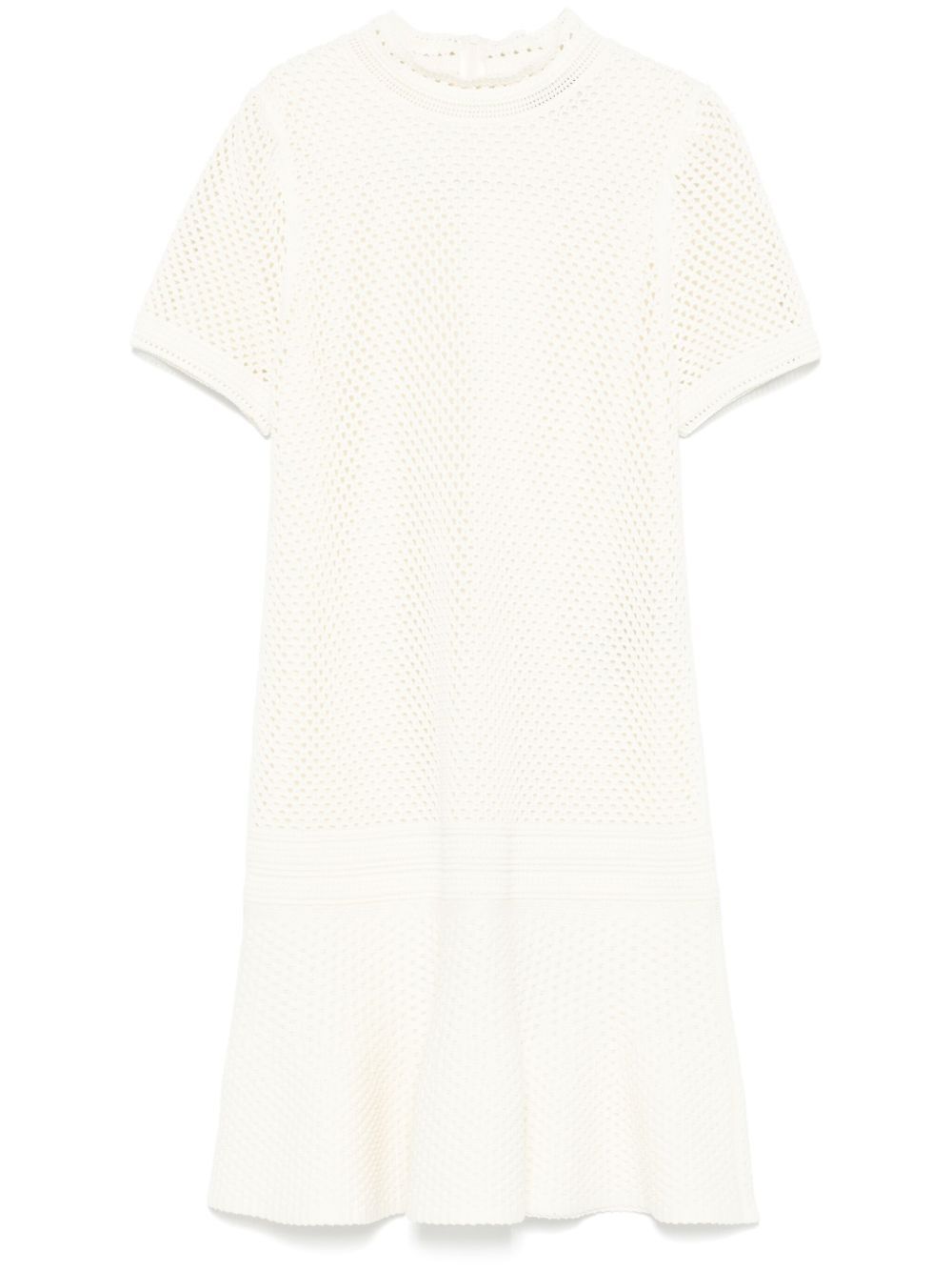 TOM FORD Relaxed Fit Open-Knit Mini Dress