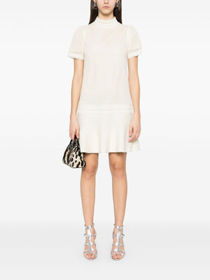 TOM FORD Relaxed Fit Open-Knit Mini Dress