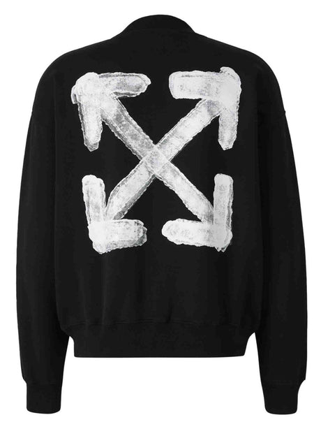 OFF-WHITE Loose Fit Spray Arrows Crew Neck Sweatshirt for Women