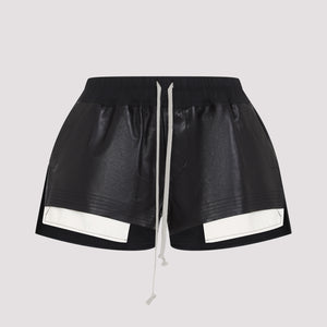 RICK OWENS Luxury Leather Fog Boxers