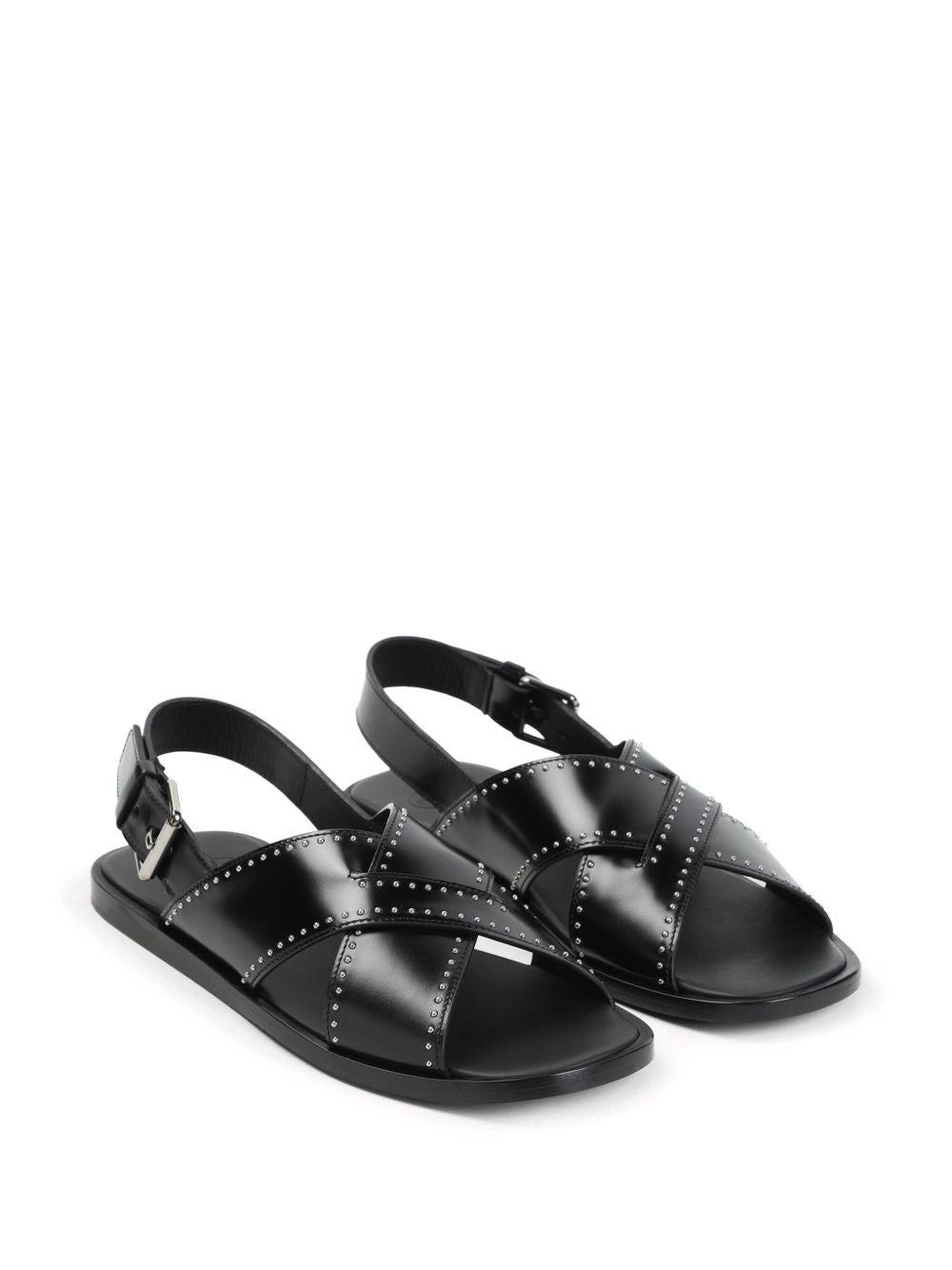 CHURCH`S Stud-Embellished Crossover Flat Sandals - SS25