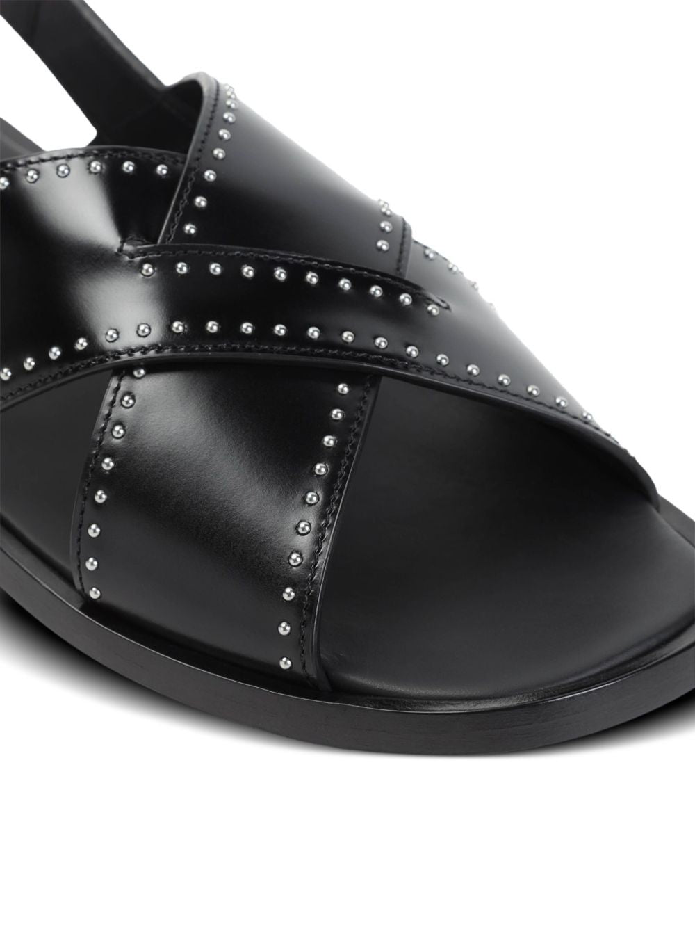 CHURCH`S Stud-Embellished Crossover Flat Sandals - SS25