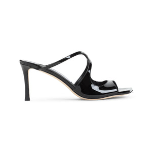 JIMMY CHOO Chic Patent Leather Mules with 7.5cm Heel