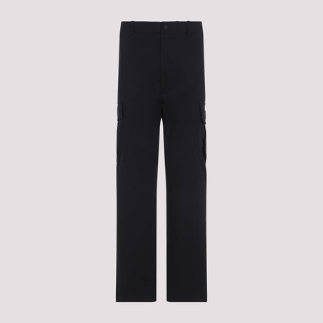 MONCLER Essential Cotton Blend Trousers for SS25