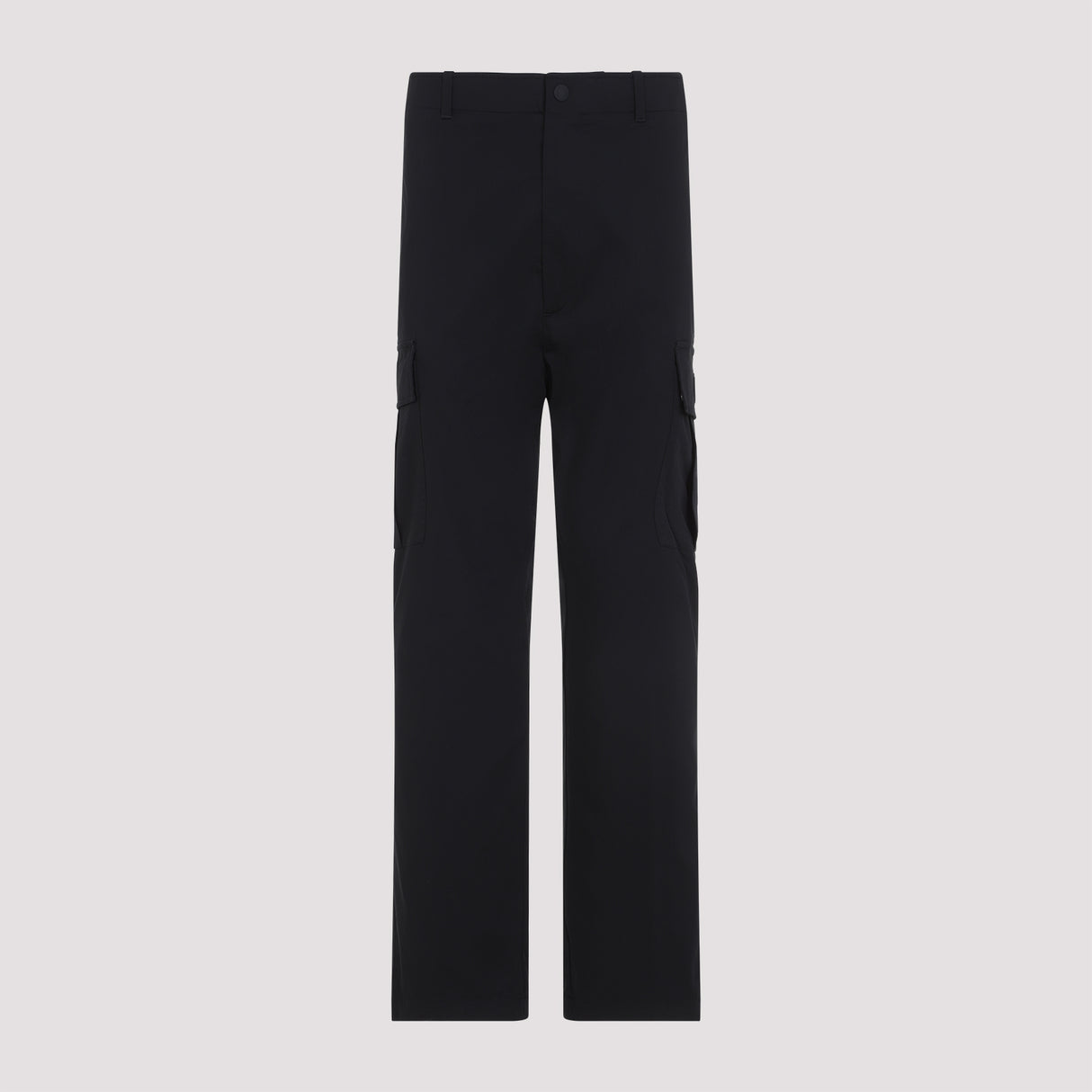 MONCLER Essential Cotton Blend Trousers for SS25