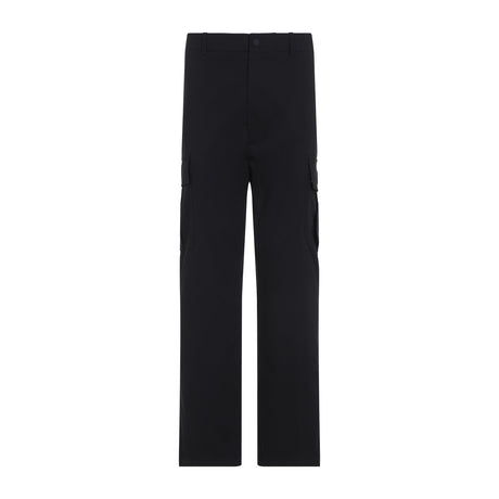 MONCLER Essential Cotton Blend Trousers for SS25