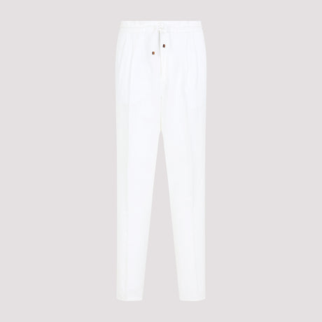 BRUNELLO CUCINELLI Linen Blend Tapered Pants