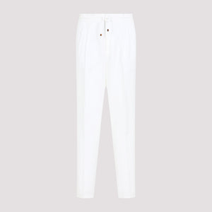 BRUNELLO CUCINELLI Linen Blend Tapered Pants