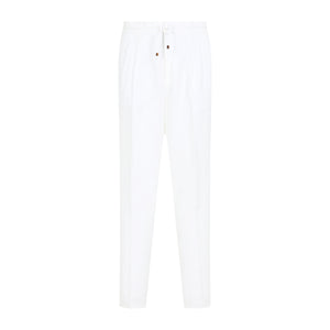 BRUNELLO CUCINELLI Linen Blend Tapered Pants