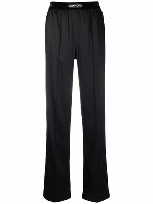 TOM FORD Stretch Silk Satin Relaxed Fit PJ Pants - FW24